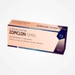 Medication box for Zopiclon tablets